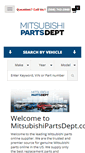 Mobile Screenshot of mitsubishipartsdept.com